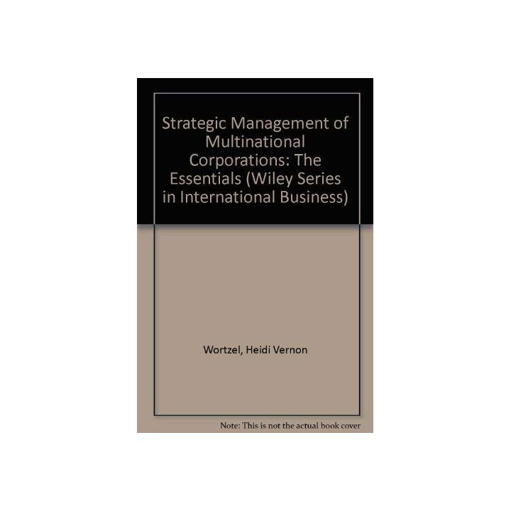Strategic Management Of Multinational Corporations